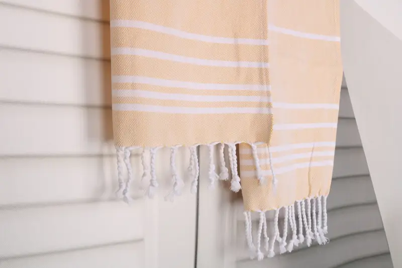 Monogram Kitchen Towel, Custom Hand Towel, 38x18 Cotton Striped Towel, Home Decor Gifts, Handmade Gift, Turkish Towel Monogram, Personalized Gift - 8