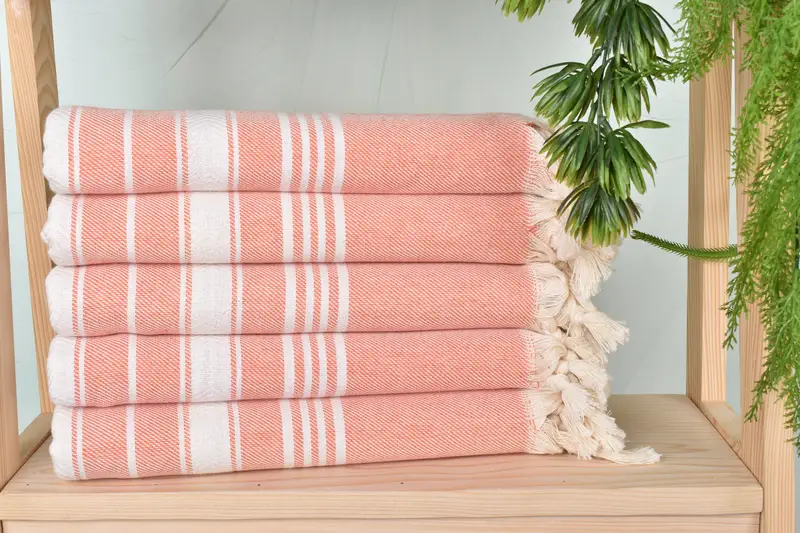 Valentines Day Gift For Him, Best Friend Gift, Gym Towel, Large Turkish Towel, Personalized Beach Towel, Pool Towels, 70x40 Cotton Herringbone Towel - 2