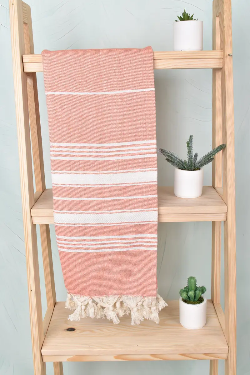 Valentines Day Gift For Him, Best Friend Gift, Gym Towel, Large Turkish Towel, Personalized Beach Towel, Pool Towels, 70x40 Cotton Herringbone Towel - 8