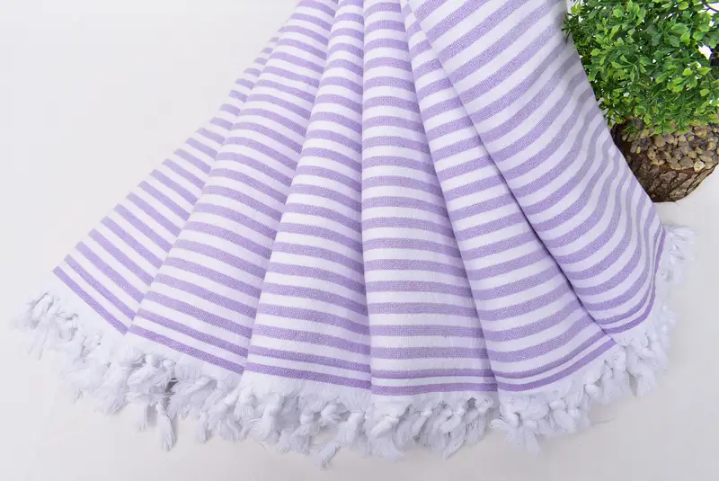 Bachelorette Party Decorations, Bridesmaid Gift, 70x36 Cotton Terry Striped Towel, Peshtemal Towel USA, Bachelorette Party Favor, Luxury towel - 4