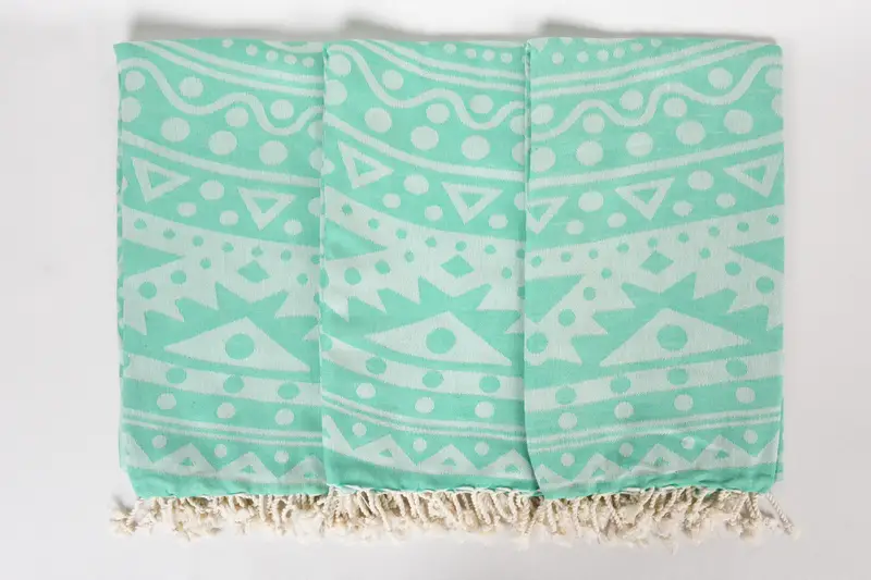 70x40 Cotton Round Pattern Towel, Bridesmaid Gift Towel, Halloween Gifts, Absorbent Turkish towel, Handmade Turkish hammam towel, Cotton towel - 8