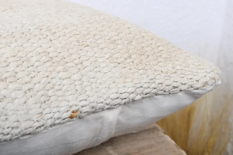 12x12 Beige Pillow Case, Ethnical Kilim Rug Pillow, Pillow Case, Boho Pillow Sham Cover, Antique Pillows, Christmas Pillow Cover - 6
