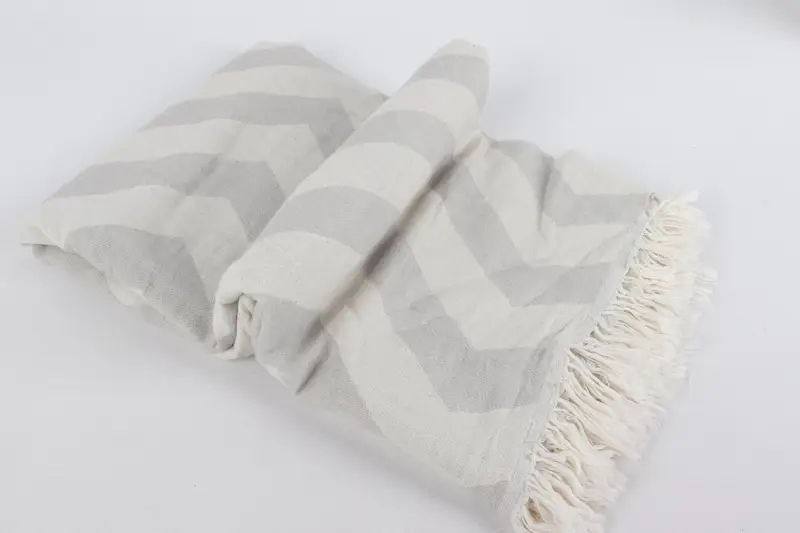Gift For Her, Bath towel, Gift For Coworker, 70x40 Cotton Zigzag Design Towel, Soft and absorbent Turkish towel, Personalized Wedding Gift - 7