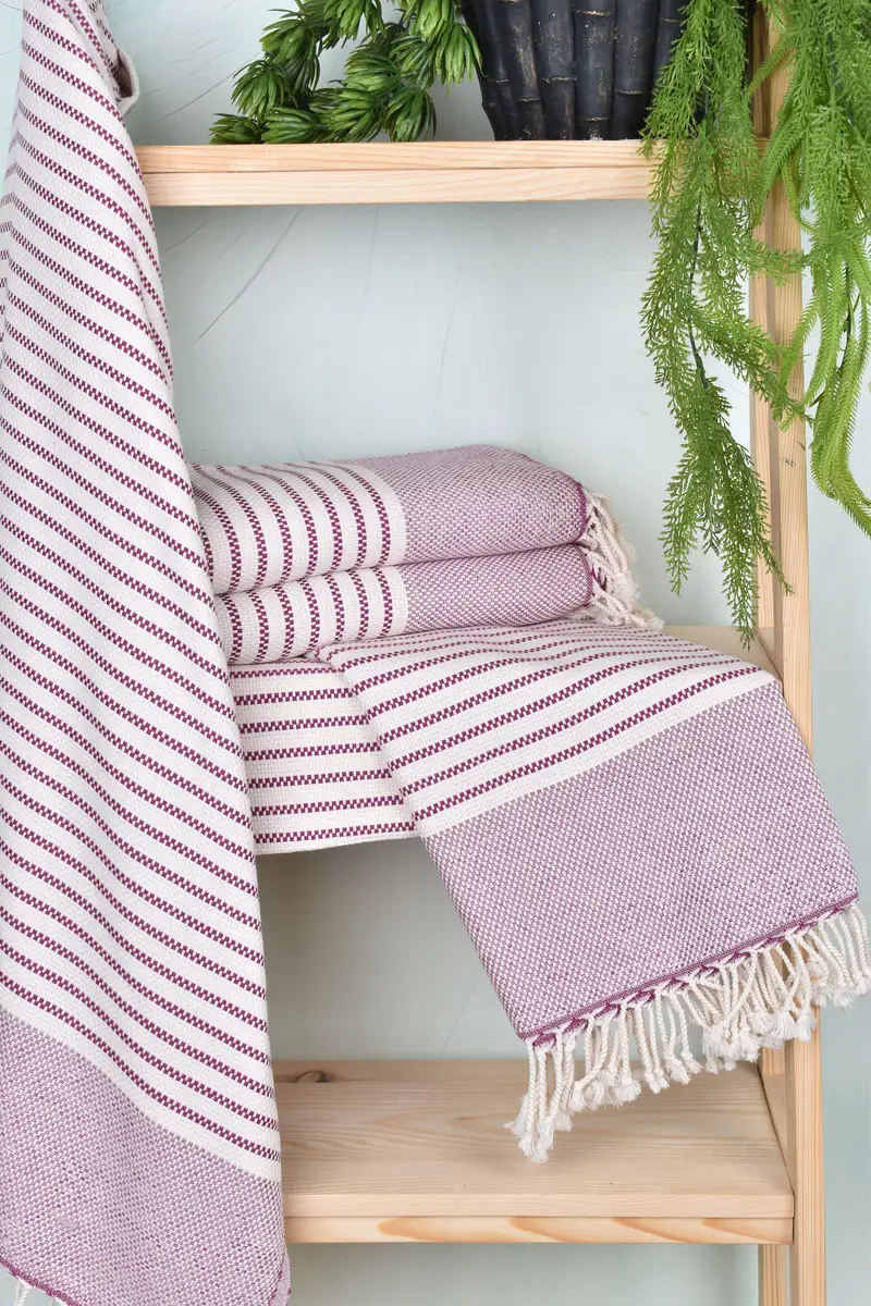 Pool Towels, Spa Gift, Turkish Towel Bulk, 76x40 Cotton Striped Towel, Turkish Beach Towel Monogram, Beach towel, Thin towel, Quick-Dry Beach Towel - 6