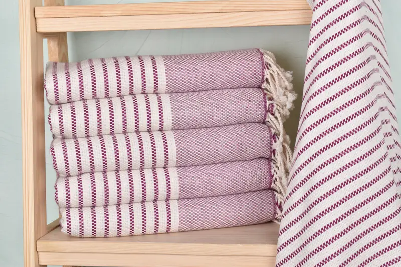 Pool Towels, Spa Gift, Turkish Towel Bulk, 76x40 Cotton Striped Towel, Turkish Beach Towel Monogram, Beach towel, Thin towel, Quick-Dry Beach Towel - 2