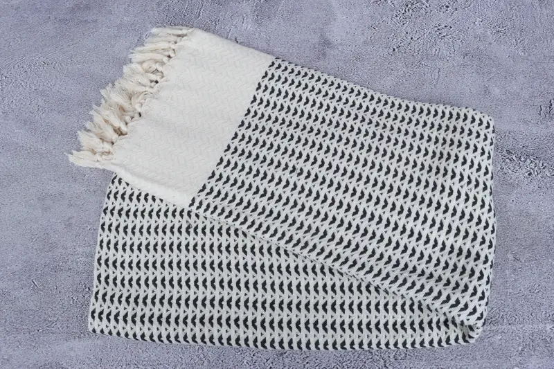 Bathroom Towel, Turkish bath towel, 76x40 Cotton Diamond Towel, Beach Towel Gift, Sand-resistant Turkish towel for the beach, Best Beach Towel - 6