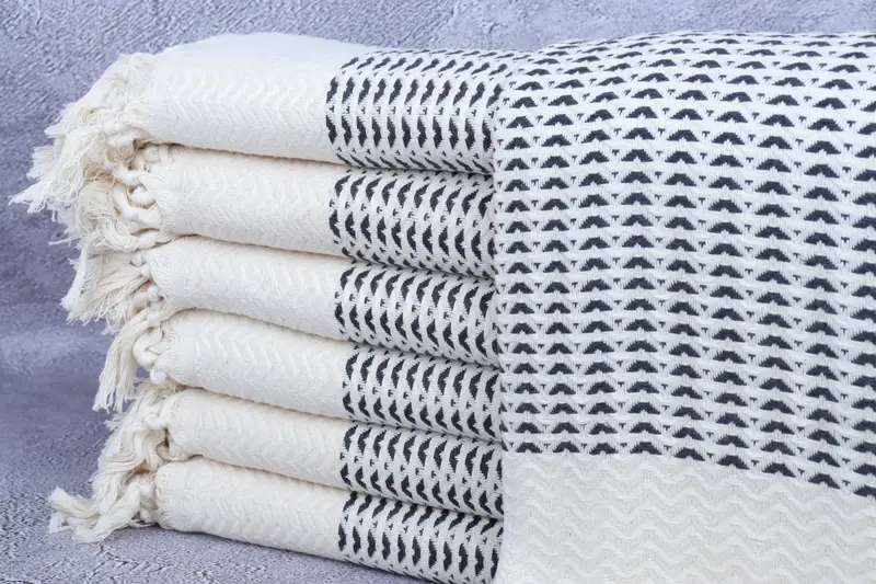 Bathroom Towel, Turkish bath towel, 76x40 Cotton Diamond Towel, Beach Towel Gift, Sand-resistant Turkish towel for the beach, Best Beach Towel - 1