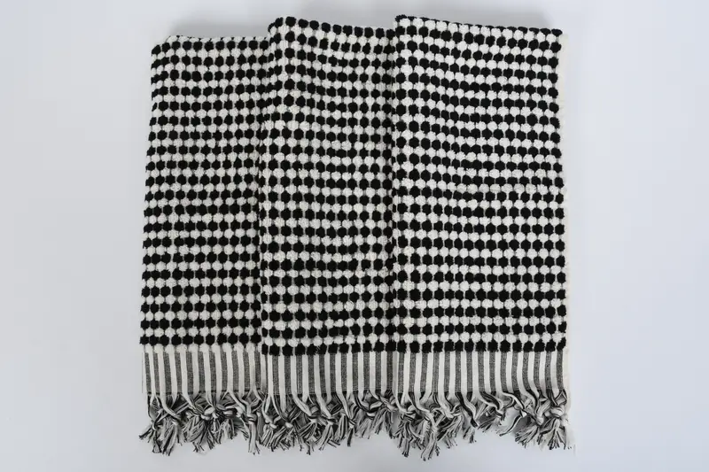 Wedding Gifts Towel, Housewarming Gift, Turkish Towel Hand Towel, Personalized Gifts, Monogrammed Hand Towel, Spa Towel, 40x20 Cotton Pom Pom Towel - 7
