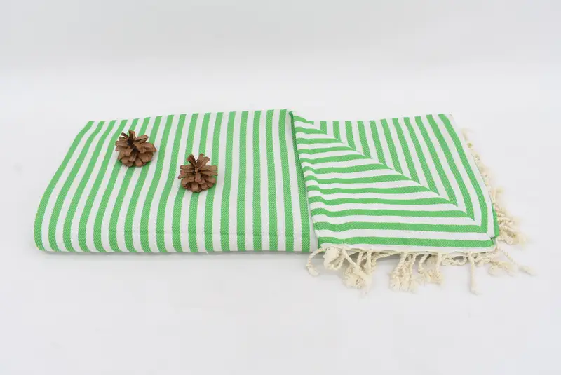 Custom Blanket, Gift For Best Friend, 104x76 Cotton Striped Towel, Turkish Blanket Throw, Turkish Throw Blanket, Decorative Blanket, Wedding Favors - 7