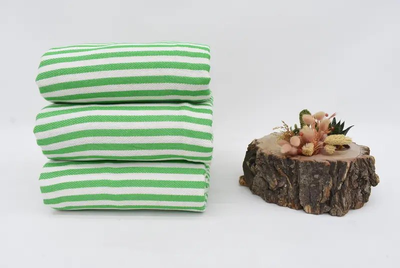 Custom Blanket, Gift For Best Friend, 104x76 Cotton Striped Towel, Turkish Blanket Throw, Turkish Throw Blanket, Decorative Blanket, Wedding Favors - 3
