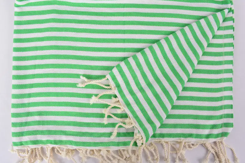 Throw Blanket Couch, Beach Theme Bachelorette Party, Bridesmaid Gifts, Wedding Favors, 104x76 Cotton Striped Towel, Best Friend Christmas Gift - 6
