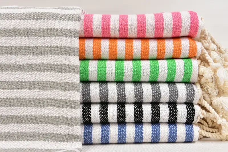Monogram Mutfak Havlu, Düğün Günü için Hediye, Özel El Havlusu, 40x18 Pamuklu Çizgili Havlu, Kişiselleştirilmiş Yemek Havlu, Nedime Hediyeleri Kişiselleştirilmiş - 1