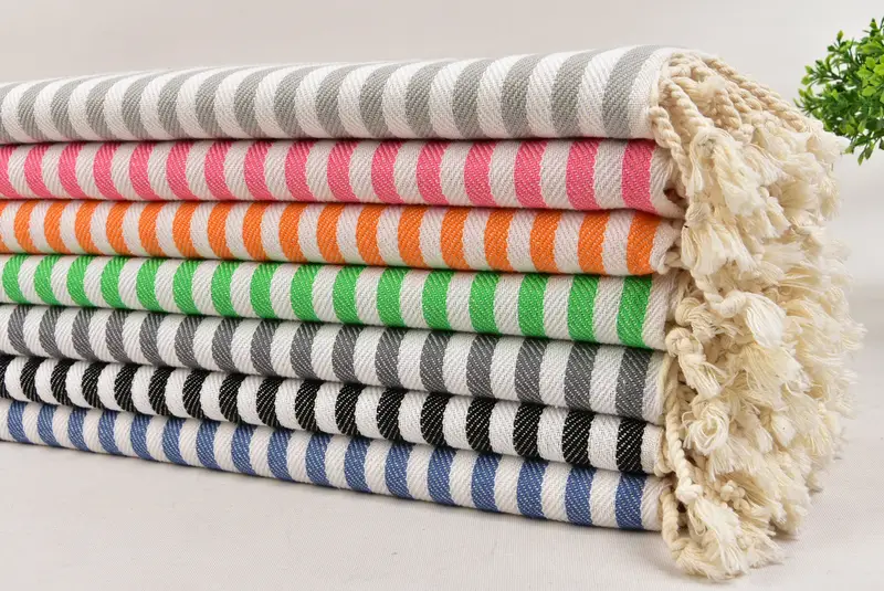 Monogram Mutfak Havlu, Düğün Günü için Hediye, Özel El Havlusu, 40x18 Pamuklu Çizgili Havlu, Kişiselleştirilmiş Yemek Havlu, Nedime Hediyeleri Kişiselleştirilmiş - 3