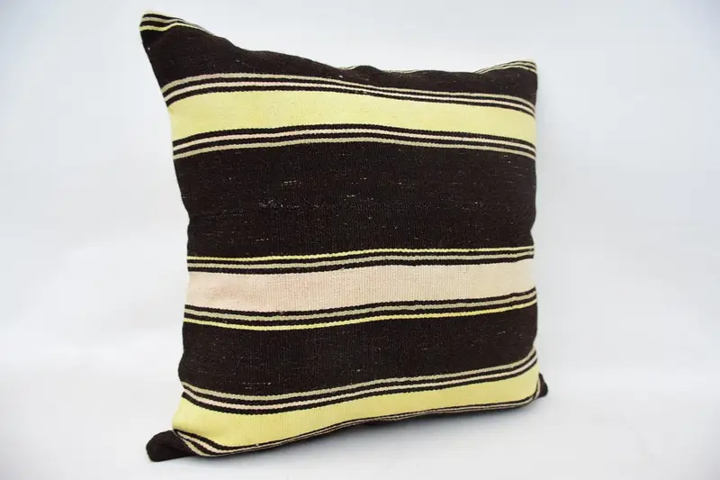 Pillow, Antique Pillows, Ethnic Pillow Cover Pillow Sham, 24x24 Brown Pillow Cover, Boho Throw Pillow Cover, Vintage Pillow, Gift Pillow - 2