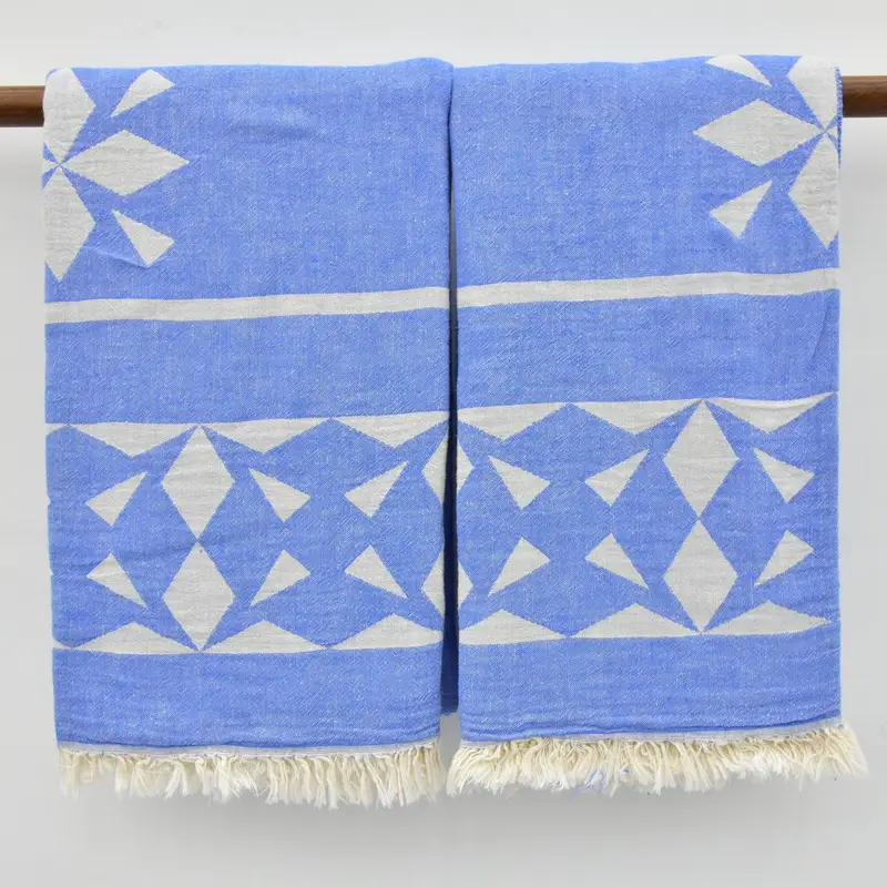 Halloween Gifts, Gift For Him, Organic Turkish towel, Guest Towel, Custom Turkish Towel, 68x36 Cotton Compass Rose Design Towel, Quick-dry peshtemal - 5