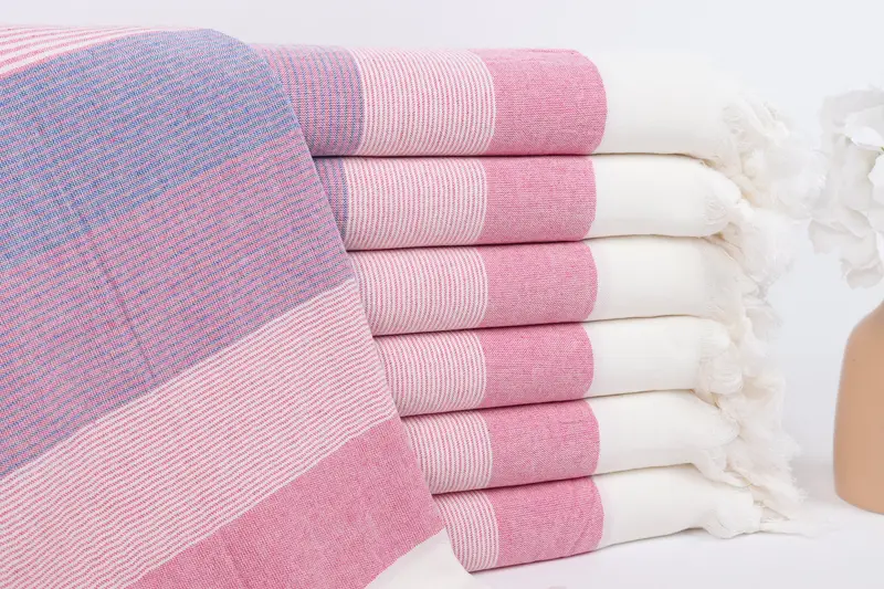 Hammam Towel USA, Beach Towel Gift, Bachelorette Party Favors Beach, 68x40 Cotton Striped Towel, Turkish hand towel, Monogram Turkish Towel - 1