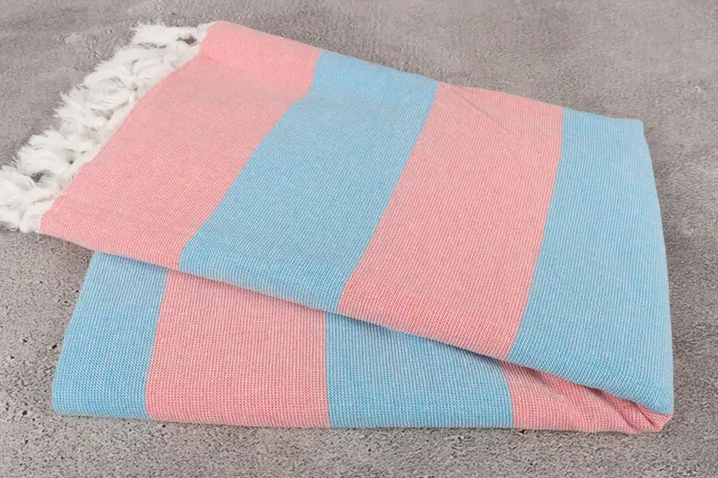 Wedding Shower Gift, 70x36 Cotton Striped Terry Towel, Fouta towel, Gift For Her, Luxury Turkish peshtemal beach towel, Holiday Towel, Organic towel - 6