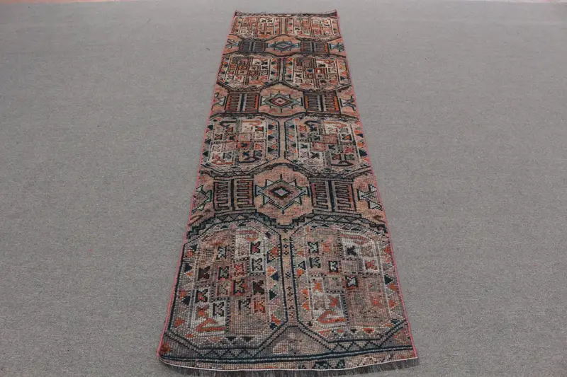 Mavi Çiçekli Halı, 9,6x9,65 ft Zarif Dekor