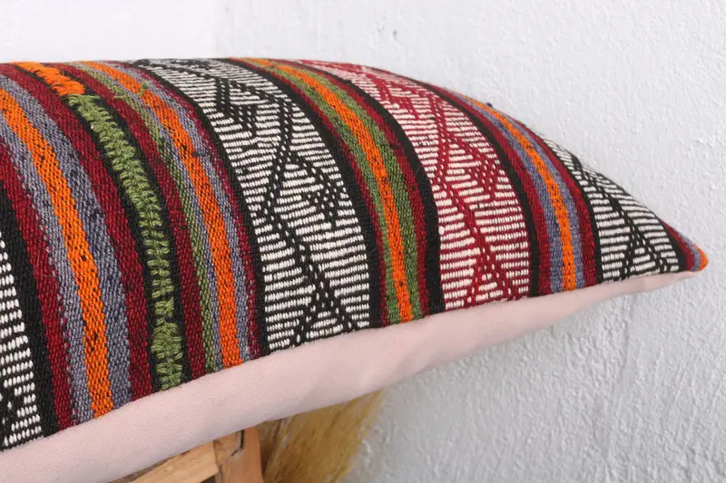 16x48 White Pillow Case, Handmade Kilim Cushion, Cushion Cover, Ethnic Pillow Cover, Decorative Throw Cushion Case, Gift Pillow, Pillow for Couch - 5