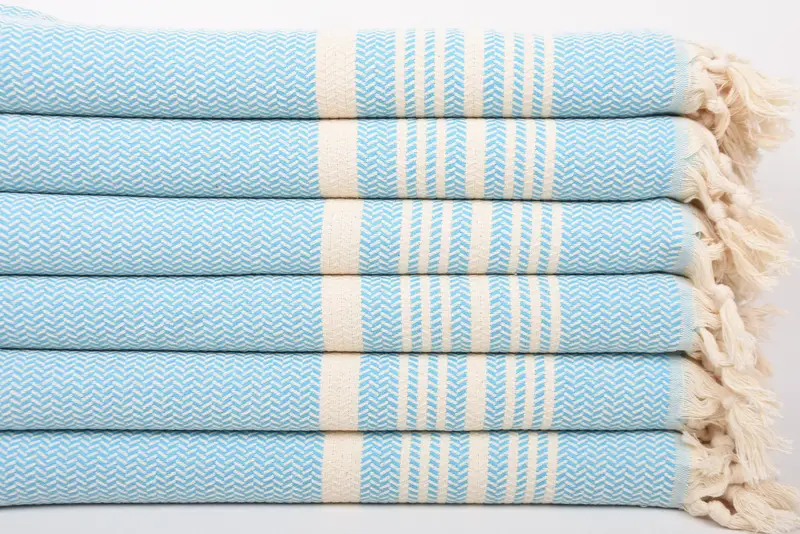 40x18 Cotton Striped Towel, Gift For Best Friend, Small Bath Towels, Bachelorette Towel, Turkish Tea Towel, Girl Trip Party Favor, Kitchen Towel - 3
