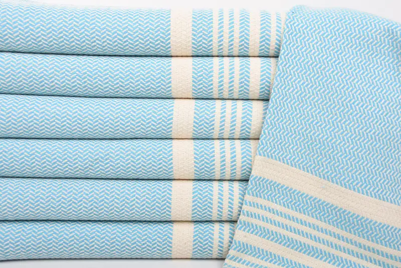 40x18 Cotton Striped Towel, Gift For Best Friend, Small Bath Towels, Bachelorette Towel, Turkish Tea Towel, Girl Trip Party Favor, Kitchen Towel - 2