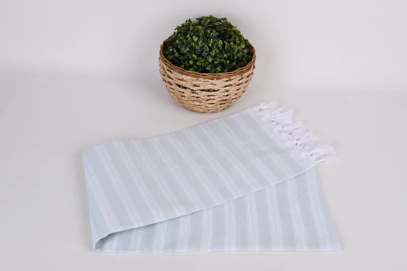 Gift Boxes Towel, 70x40 Cotton Striped Towel, Embroidered Beach Towel, Custom Wedding Gifts, Luxury Beach Towel, Turkish towel, Quick-dry peshtemal - 4