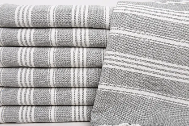 Personalized Turkish Towel, Handmade Gift, Monogram Turkish Towel, Gym Towel, 70x40 Cotton Striped Towel, Bachelor Bachelorette Party Favors - 2