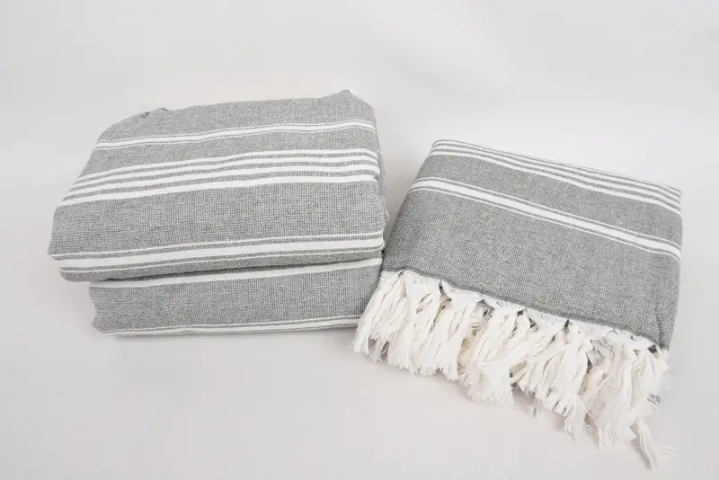 Personalized Turkish Towel, Handmade Gift, Monogram Turkish Towel, Gym Towel, 70x40 Cotton Striped Towel, Bachelor Bachelorette Party Favors - 7