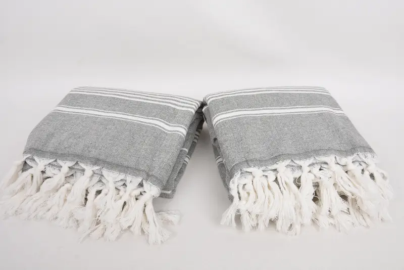 Personalized Turkish Towel, Handmade Gift, Monogram Turkish Towel, Gym Towel, 70x40 Cotton Striped Towel, Bachelor Bachelorette Party Favors - 6