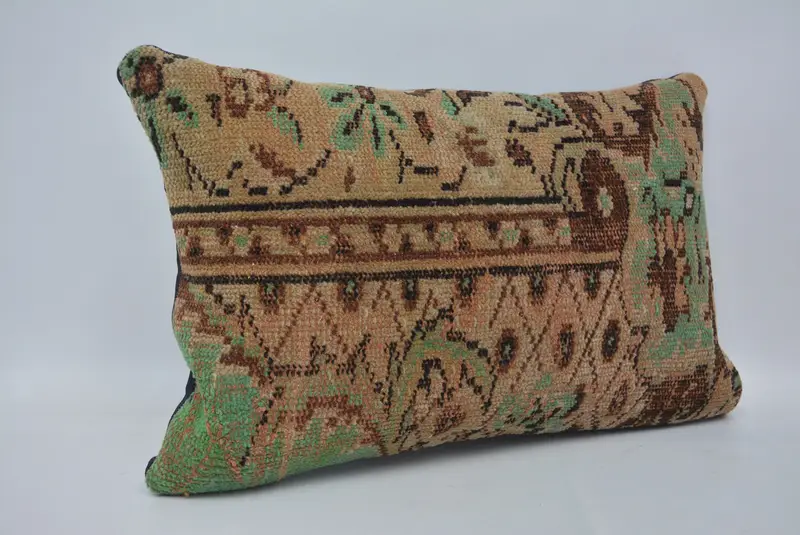 16x24 Brown Pillow, Cushion Cover, Home Decor Pillow, Vintage Kilim Pillow, Turkish Kilim Pillow, Pet Cushion Cover, Sofa Bolster Cushion - 3