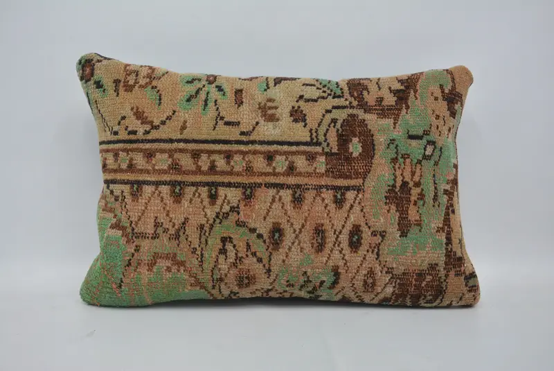 16x24 Brown Pillow, Cushion Cover, Home Decor Pillow, Vintage Kilim Pillow, Turkish Kilim Pillow, Pet Cushion Cover, Sofa Bolster Cushion - 1