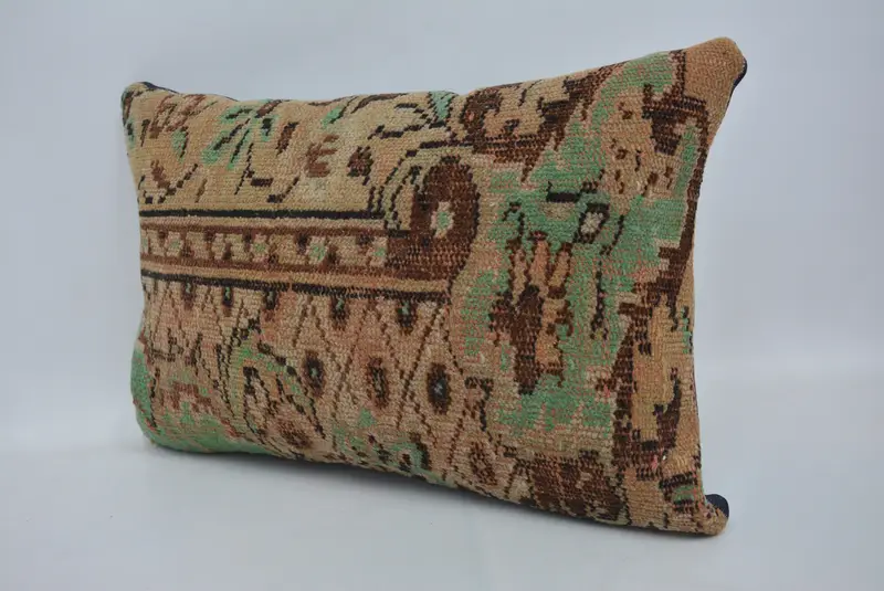 16x24 Brown Pillow, Cushion Cover, Home Decor Pillow, Vintage Kilim Pillow, Turkish Kilim Pillow, Pet Cushion Cover, Sofa Bolster Cushion - 4