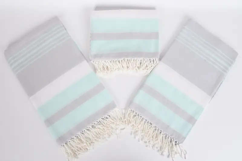 Hammam towel, Miami Bachelorette Party Favors, Personalized Gift For Her, Turkish bath towel, Turkish beach towel, 70x40 Cotton Striped Towel - 6