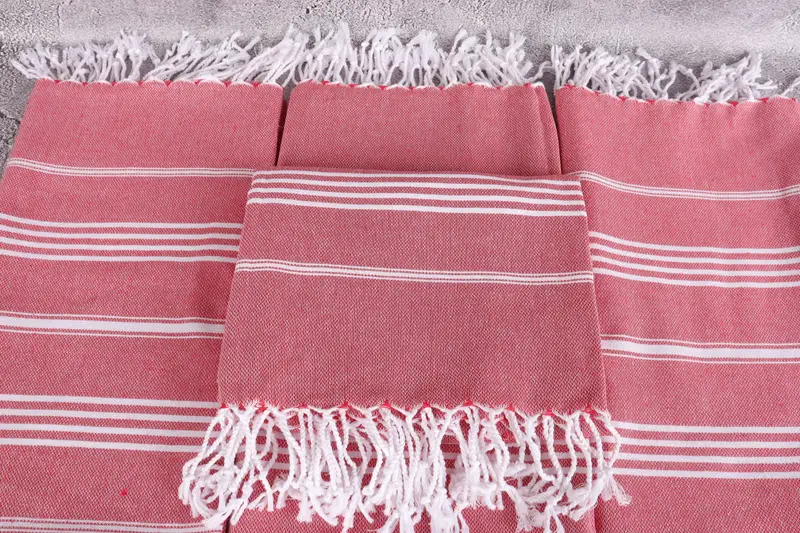 Gift For Mom, Best Friend Gift, Monogrammed Turkish Towel, Monogram Towels, 70x40 Cotton Striped Towel, Personalized Towel, Sand-resistant towel - 4