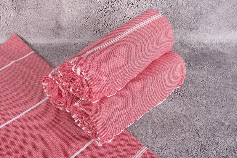 Gift For Mom, Best Friend Gift, Monogrammed Turkish Towel, Monogram Towels, 70x40 Cotton Striped Towel, Personalized Towel, Sand-resistant towel - 7