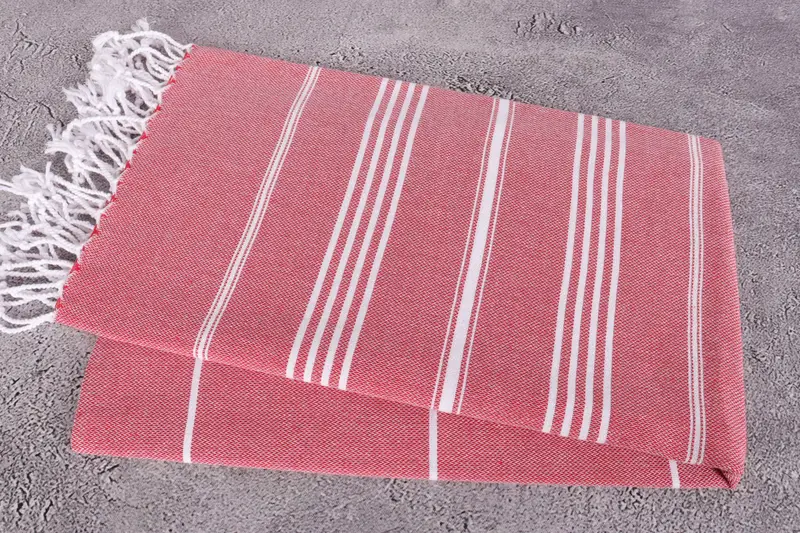 Gift For Mom, Best Friend Gift, Monogrammed Turkish Towel, Monogram Towels, 70x40 Cotton Striped Towel, Personalized Towel, Sand-resistant towel - 6