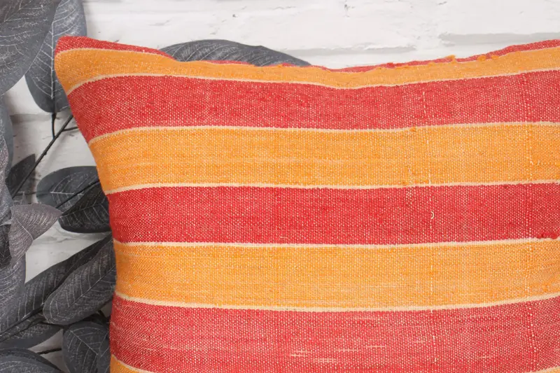 18x18 Red Pillow Sham, Turkish Pillow, Pillow for Couch, Gift Pillow, Morroccon Kilim Cushion Cushion, Wool Kilim Pillow Cushion Cover, Pillow Case - 2