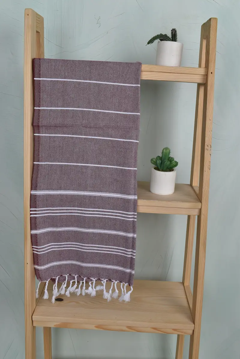 40x24 Cotton Striped Towel, Xmas Gifts, Turkish Tea Towel, Bachelorette Party Favors, Housewarming Gift, Personalized Kitchen Towel, Bathroom Towels - 8