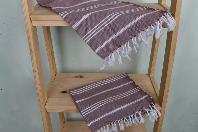 40x24 Cotton Striped Towel, Xmas Gifts, Turkish Tea Towel, Bachelorette Party Favors, Housewarming Gift, Personalized Kitchen Towel, Bathroom Towels - 5