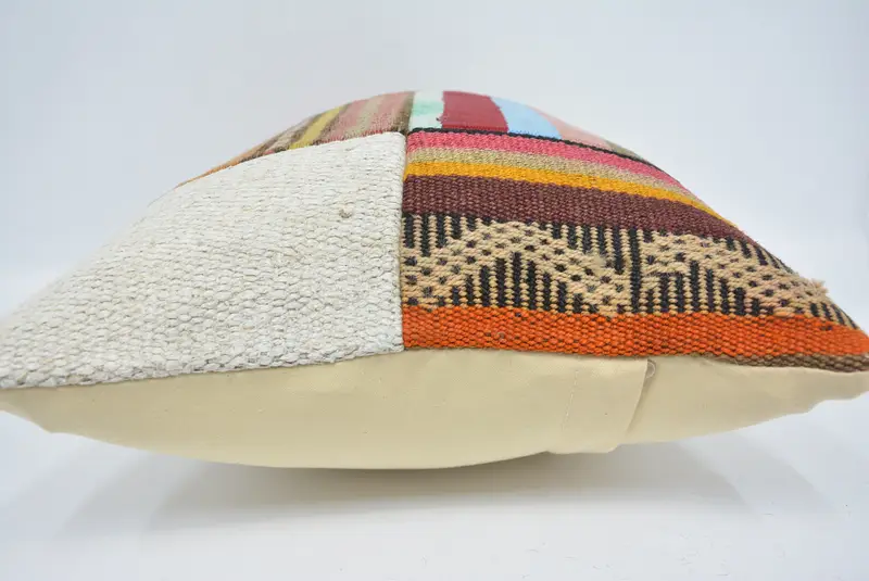 Cushion Cover, Boho Pillow, Interior Designer Pillow, Luxury Pillow Sham, 16x24 Orange Pillow, Neutral Throw Pillow Case, Turkish Pillow - 5