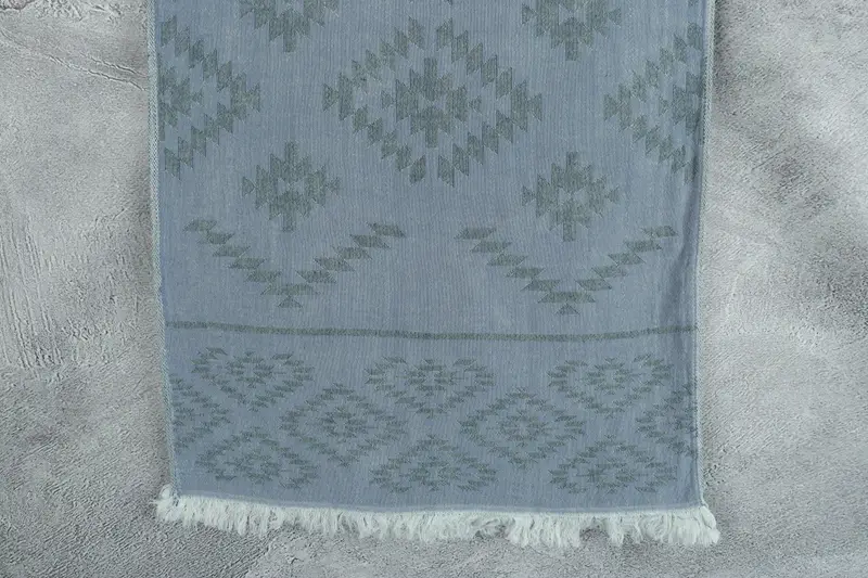 Monogram Tea Towel, Personalized Dish Towel, Monogram Kitchen Towel, 40x20 Cotton Kilim Towel, Embroidery Towel, Personalized Gift, Bachelor Towel - 1