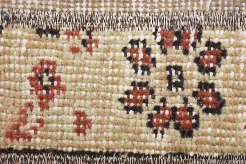 Ethnical Kilim Rug Pillow, 14x14 Beige Cushion Case, Neutral Throw Cushion, Pillow, Antique Pillows, Vintage Kilim Throw Pillow - 3