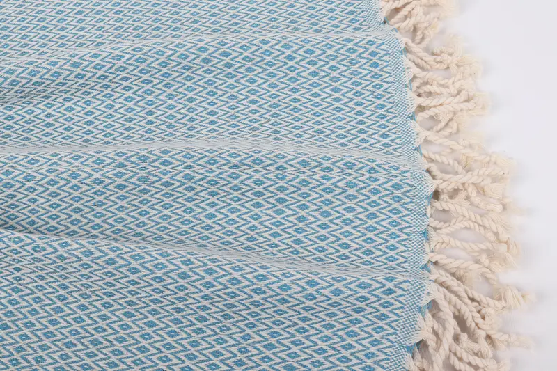 70x40 Cotton Diamond Towel, Personalized Turkish Towel, Customized Towels, Hammam Towel USA, Sand-free towel, Bachelor Bachelorette Party Favors - 8