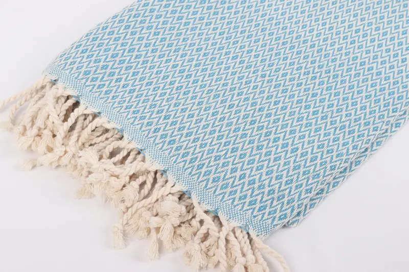 70x40 Cotton Diamond Towel, Personalized Turkish Towel, Customized Towels, Hammam Towel USA, Sand-free towel, Bachelor Bachelorette Party Favors - 7