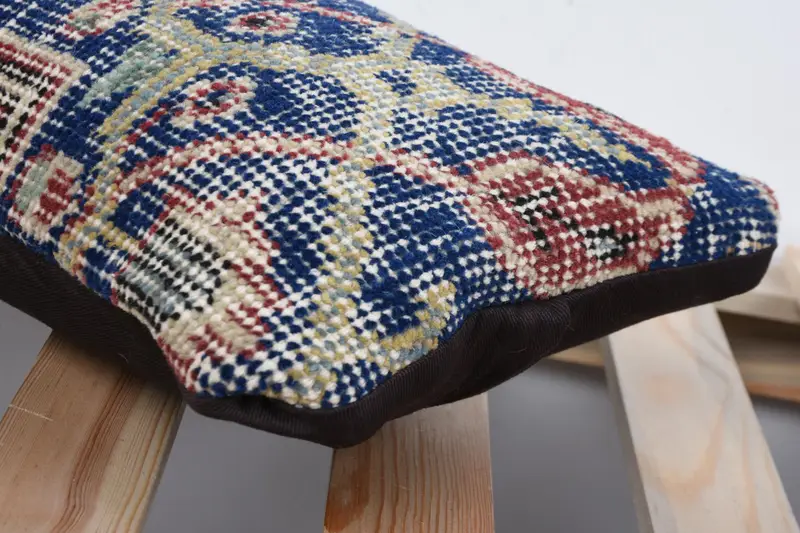 8x16 Blue Cushion Cover, Turkish Kilim Pillow, Antique Pillows, Southwestern Pillow Cover, Pet Cushion, Pillow, Home Decor Pillow - 7