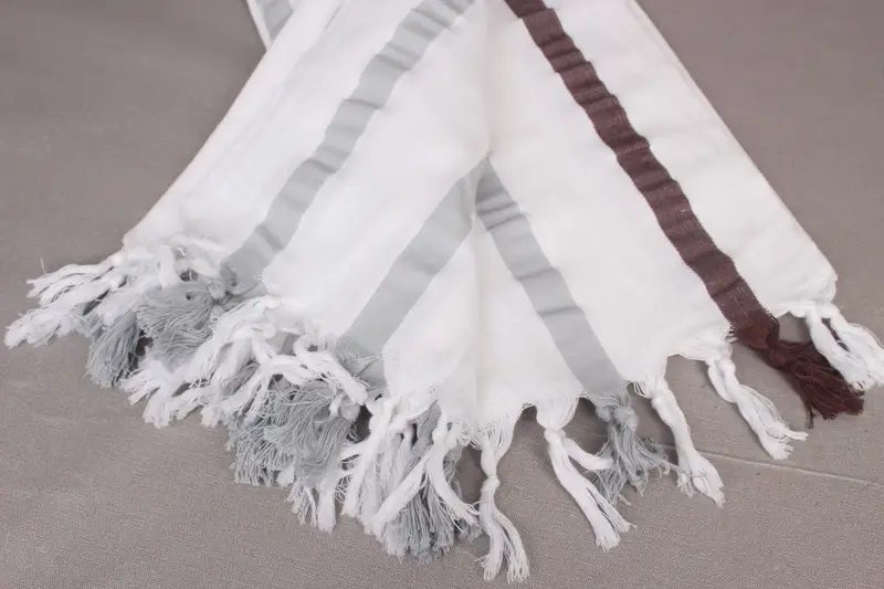 70x40 Cotton Striped Towel, Wedding Gift Ideas, Organic Turkish towel, Best Friend Wedding Gift, Travel Towel, Best Beach Towel, Absorbent towel - 8
