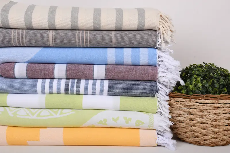 Personalized Gift, Organic towel, 70x40 Cotton Set of 8 Towel, Gift For Coworker, Bachelorette Party Gifts, Personalized Beach Towel, Pool Towels - 2
