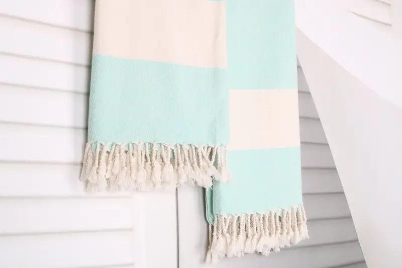 Peshtemal beach towel with unique design, Gift For Coworker, Luxury towel, 68x36 Cotton Diamond Towel, Custom Beach Towel, Wedding Gifts Towel - 8