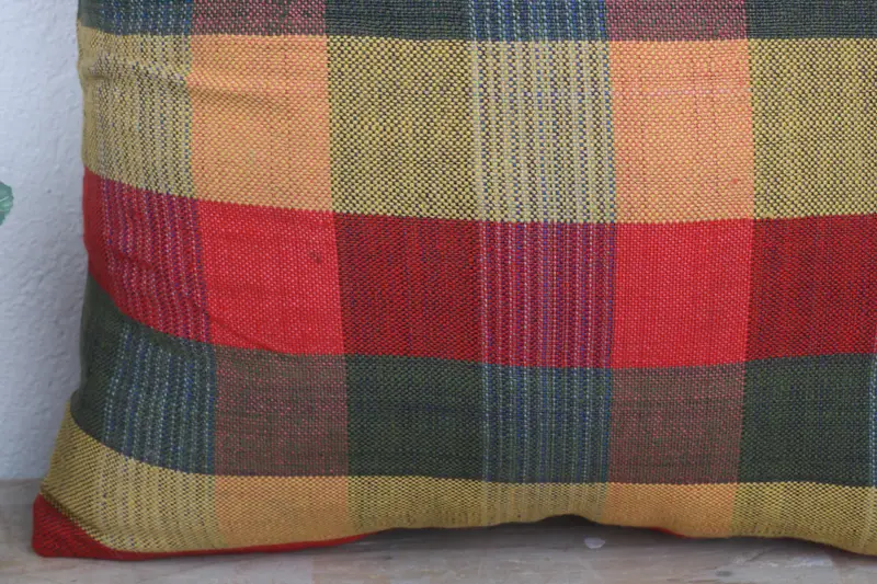 Vintage Throw Pillow Sham, Cushion Case, Pillow for Couch, Authentic Cushion Case, Handmade Kilim Cushion, Gift Pillow, 18x18 Yellow Pillow Cover - 3