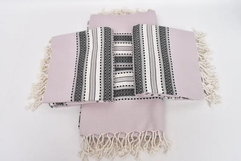 Custom Towel, Handmade Gift, Sand-Resistant Peshtemal, Turkish Beach Towel Bulk, Personalized Gift, Gift For Him, 70x40 Cotton Striped Towel - 6